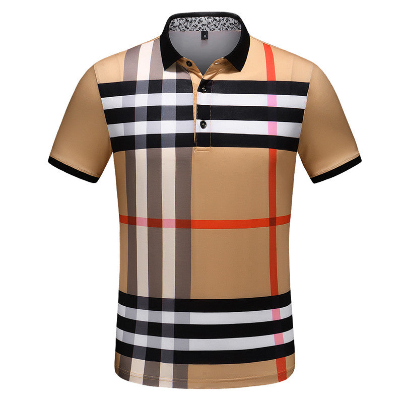 Tout nouveau coton 100% hommes T-Shirt col en v homme rayure T-shirts hauts T-shirts pour hommes T SHIRT vêtements