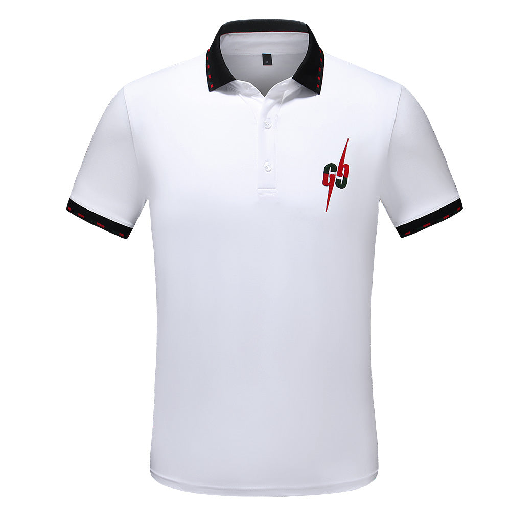 Brand New Cotton 100% G Men T-Shirt Polo V-neck Man Black White T-shirts Tops Tees For Male T SHIRT Clothes