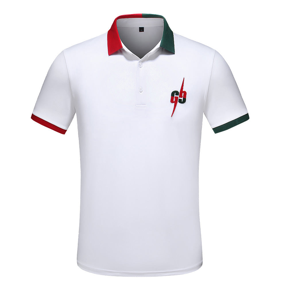 Tout nouveau coton 100% hommes T-Shirt col en v homme noir blanc T-shirts hauts T-shirts pour homme T SHIRT vêtements 