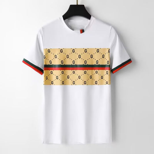 Tout nouveau coton 100% hommes T-Shirt col rond homme noir blanc kaki T-shirts hauts T-shirts pour homme T SHIRT vêtements 