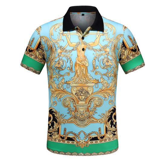 Tout nouveau coton 100% hommes T-Shirt col en v homme rayure T-shirts hauts T-shirts pour hommes T SHIRT vêtements 