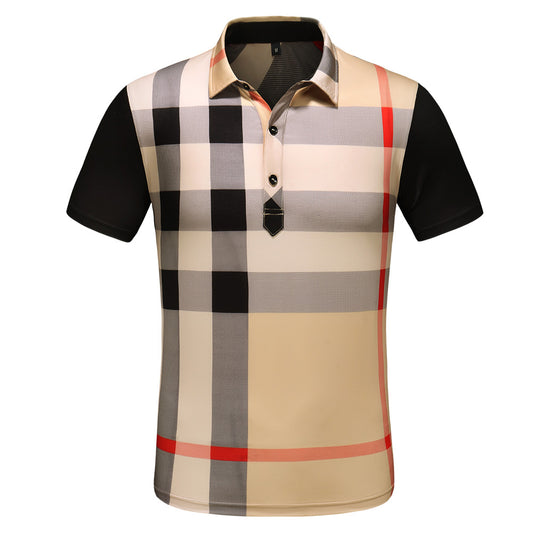 Tout nouveau coton 100% hommes T-Shirt col en v homme rayure T-shirts hauts T-shirts pour hommes T SHIRT vêtements 