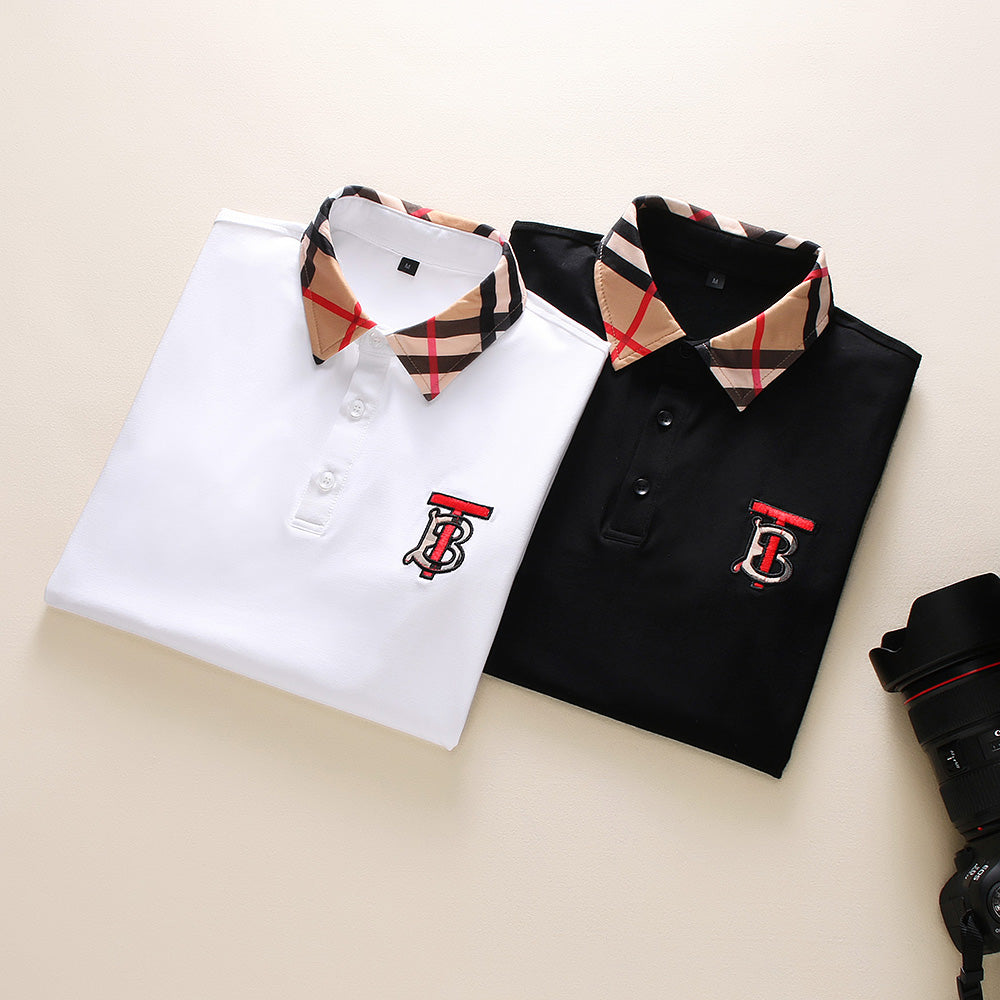 Tout nouveau coton 100% hommes T-Shirt col en v homme noir blanc T-shirts hauts T-shirts pour homme T SHIRT vêtements 