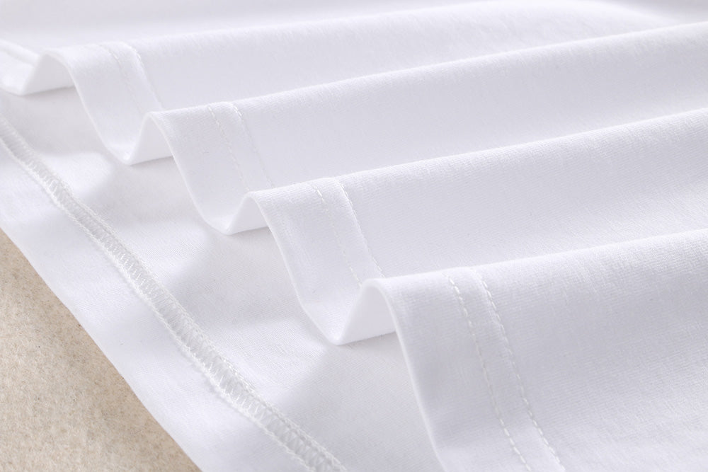 Tout nouveau coton 100% hommes T-Shirt col en v homme noir blanc T-shirts hauts T-shirts pour homme T SHIRT vêtements 